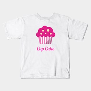 Pink Cup Cake Kids T-Shirt